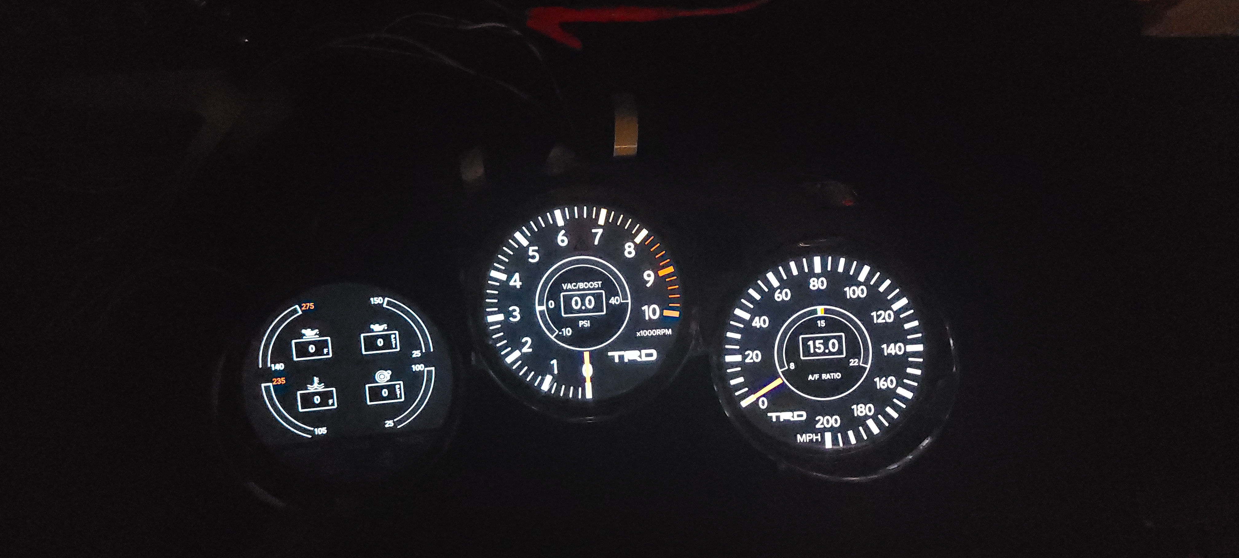 Toyota Supra Plug and Play gauge cluster